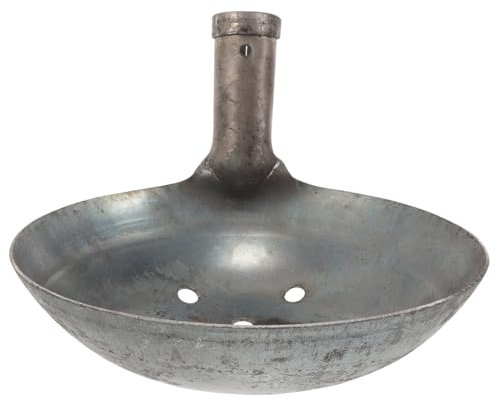 PHENOFICE Louche à Tamiser en Métal pour Grosse Pelle à Réutilisable Outil De Nettoyage pour Égouts Et Chantier Pelle en Métal Trous Capacité Élevée pour Boues Et Déchets