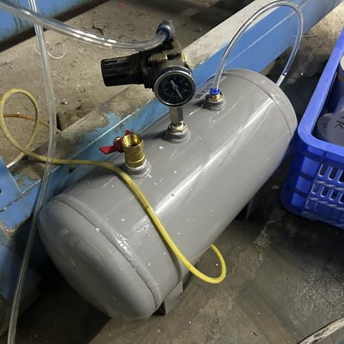 Réservoir d'Air Réservoir D'air Comprimé Gris, 5 8 10 15 L 24 30 35 Litres, Réservoir D'air Portable De Remplacement Pour Compresseur/pneus De Voiture/pompe À Air De Camion, Réservoirs(8L(2.11Gal))