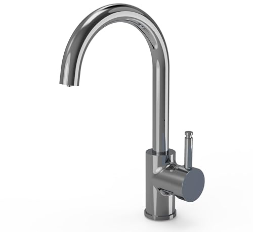 Excel Home 3 in 1 Boiling Water Tap Up to 98° – 2.4L Boiler & Carbon Filter – Hot & Cold Water - Instant Hot Water Tap Made of Anti-Rust Brassware - Chrome