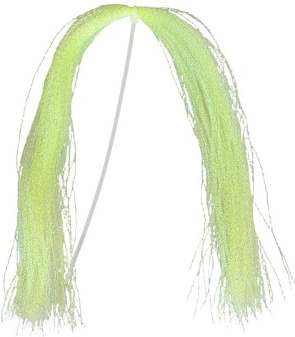 10 Pezzi Filo Intrecciato da Pesca, 33 CM Filo Scintillante Luminoso per Legare Mosche e Creare Esche da Pesci, Accessorio Fai da Te per Esca Artificiale