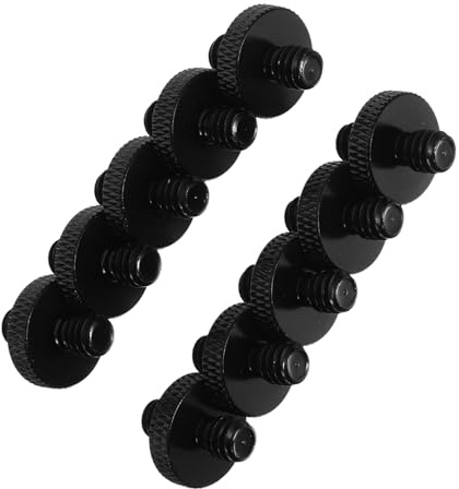 FUTUREORYY 10pcs Microphone Stand Adapter Kit Male to Male Thread Converter for Camera Microphone Tripod Stand Accessories