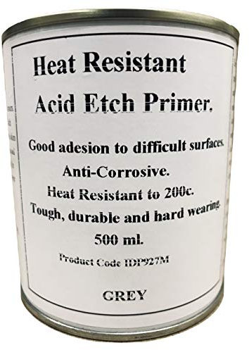 Fascinating Finishes Ltd 1 x 500ml Grey Etch Primer Galvanised Steel Aluminium Metal Anti-Rust