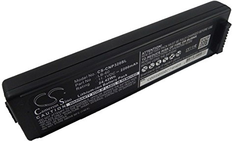vhbw Akku kompatibel mit Canon LK-62 Drucker Kopierer Scanner Etiketten-Drucker (2200 mAh, 11,1 V, Li-Ion)