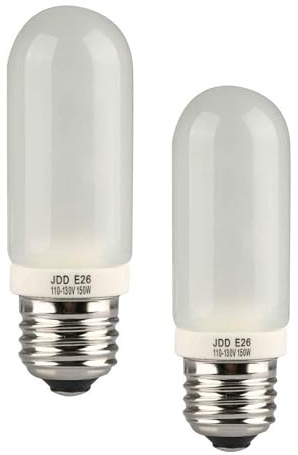 GODOX 2PCS 110-130V 150W JDD E26 Flash Tube Lamp Bulb for Photography Studio Flash Strobe Light