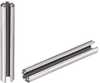 sourcing map Schlitz-Federstifte, Sicherungsstifte, Federbolzen, M3 x 14 mm, 304 Edelstahl, 20 Stück