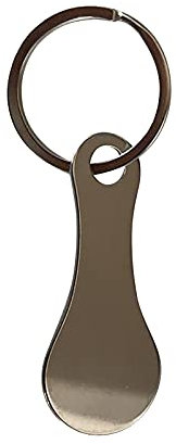 Einkaufswagenlöser aus Metall - 1 Stück Einkaufswagen-Token Einkaufswagenchip Schlüsselanhänger Einkaufschip chip Tool Trolley-Token (1 Stück)