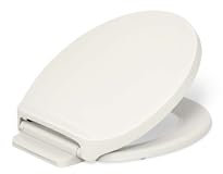 Kohler 28005-96 K-28005-96 Drift ReadyLatch Quiet Close Round Toilet Seat, Biscuit