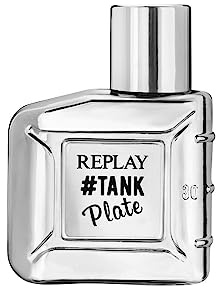 Replay - Tank Custom For Man Eau de Toilette - Intensiver und umhüllender Herrenduft mit kühlem Charakter, holziger Duftnote - Aromatisch. Flasche mit 30 ml