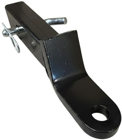 Detachable Tow Hitch 2Tongue Style Standard Receiver American Hook | 50mm Square Box | ATV, Utility Vehicle, UTVs, Side-By-Side, Polaris Ranger (No Ball)