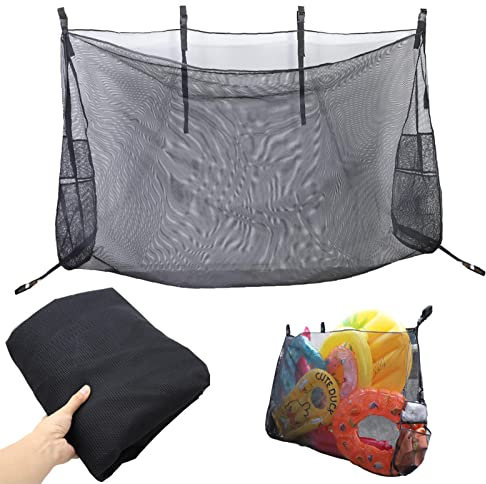 Swimming Pool Storage Bag, Mesh Pool Toy Storage, Space Saving Hanging Storage Bag for Inflatable Pool Toys, Accessories, Balls