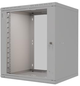 Stalflex 12U Wall Mount Server Cabinet - Network Rack Enclosure with Lockable Door - Network Cabinet 450mm Depth for 19” IT Equipment and A/V Devices - Server Rack Enclosure