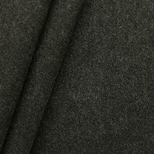 STOFFKONTOR Bastelfilz Filz Stoff Stärke 1,5mm Breite 180cm - Meterware, Farbe Dunkel-Grau meliert - zum Basteln und Dekorieren