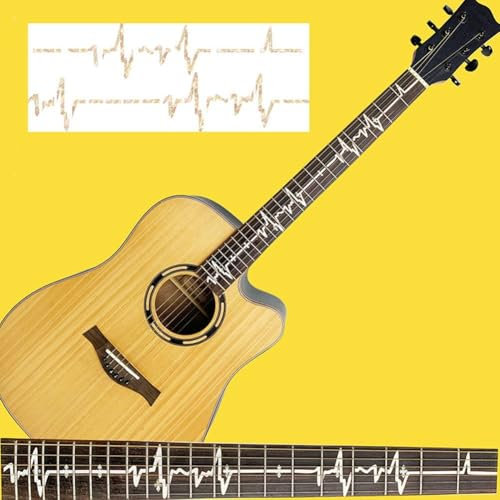 Stilvoller Griffbrett-Aufkleber für Gitarrenhals-Dekorationen, mehrere Farben erhältlich (B)