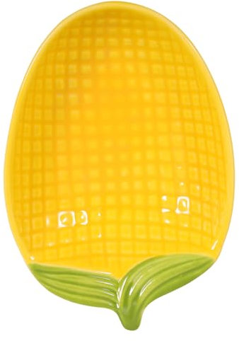 PHENOFICE Bandejas Para Servir Maíz, Plato Para Salsa, Plato De Cerámica Para Salsa, Plato Para Fondue, Plato Para Salsa, Plato Para Servir Salsa, Plato Para Condimentos, Plato Para Servir,