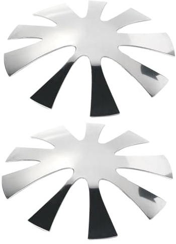 SOIMISS Modèles De Manucure Français 2 Pièces En Acier Inoxydable, Pochoirs Coupe-ligne Pour Nail Art, Outil Diy Professionnel Et Domestique Pour Ongles Mains Et Pieds