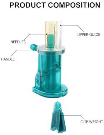 Cabilock 3 piezas DIY Máquina de Tejer Manual Portátil y Compacta para Hilo Ligero y Manualidades Casa Apta para Adultos Color Aleatorio Color Aleatorio