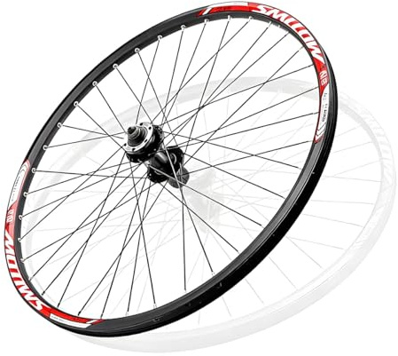 Faltrad-Laufradsatz 26'‚ 27,5‘' BMX Vorder- Und Hinterrad for Fahrräder Aluminium-Felge 36H QR Scheibenbremse Fahrrad-Laufradsatz Kugellager-Nabe 7-11-Fach Kassette(Rear,26)