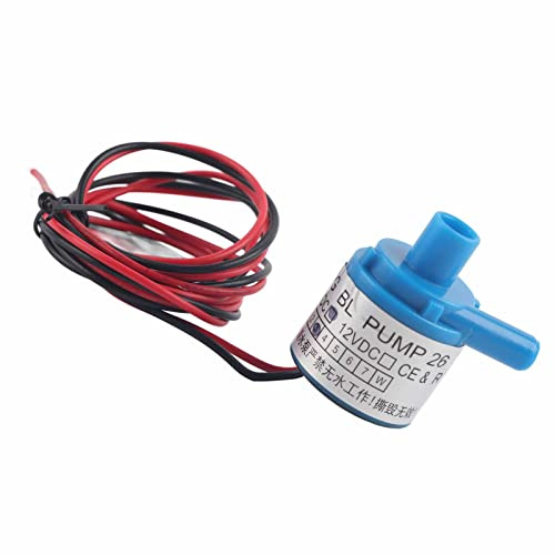 HEEPDD Bomba de Agua sin Escobillas, Compacta, Liviana, de Grado Alimenticio, 6 V CC, 3 W, bajo Nivel de Ruido, Ahorro de Energía, Flujo Máximo de 0,4 GPM, de Elevación de 6, Pies para Fuentes de