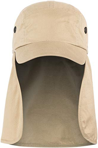 Basic Nature Legionärskappe mit Nackenschutz, Natur, XL, 1423570