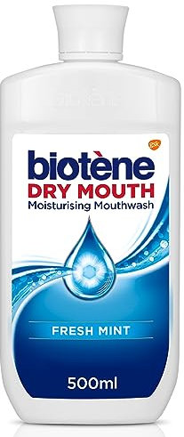 Biotène Dry Mouth Mouthwash, Moisturising & Alcohol Free Oral Wash, for Dry Mouth Relief, 500ml