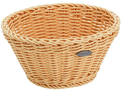 Westmark Mehrzweck-Korb, Geeignet für Hotel und Gastronomie, Rund, Ø ca.18 cm, Höhe: ca. 10 cm, Synthetik Faser, Saleen Edition: Coolorista, Hellbeige, 02091030101