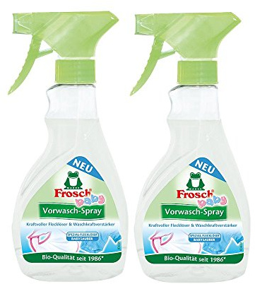 2x Frosch Baby Vorwasch-Spray (300 ml Sprühflasche)
