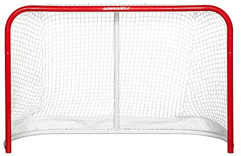 Winnwell Regulation Size Hockey Net - Indoor & Outdoor Heavy Duty Goal - Good for Street, Field & Rink (72)