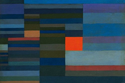 1art1 Paul Klee Feuer Am Abend, 1929 Selbstklebende Fototapete Poster-Tapete 180x120 cm