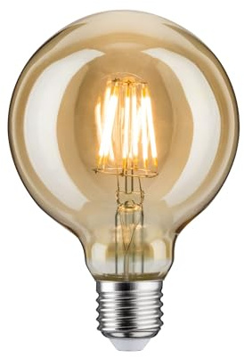 Paulmann 28716 LED Lampe Filament Globe 6,5W Leuchtmittel Gold 2500K Goldlicht E27
