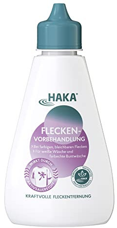 HAKA Fleckenvorbehandlung Aktivsauerstoff, Fleckenentferner für Kaffee, Rotwein, Ketchup, Obst, Gemüse, 400 ml