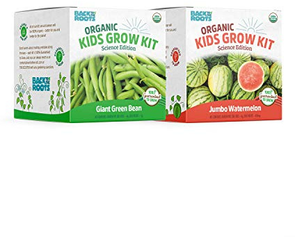 Back to the Roots Kids Science Grow Kit - 2 pk Bean and Watermelon