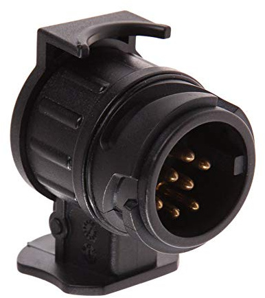 N-K 12 V 13 à 7 broches Adaptateur de remorque Convertisseur électrique Camion Connecteur de remorque Attelage de remorquage Prise de remorquage Respectueux de l'environnement et Agréable