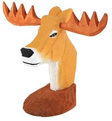 SagaSave Lustige Brillenhalter Ständer, Handgeschnitzter Lindenholz Tier Brillenhalter Display Ständer für Brillen Sonnenbrillen Home Office Schreibtisch Dekor