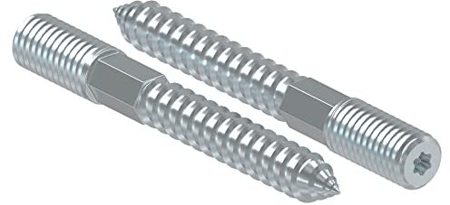 STEINBACHER© | (10x) Stockschraube M10 x 80mm, Stahl verzinkt