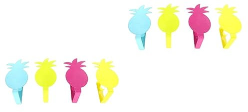 Alipis 8stücke Kreative Ananas-förmige Tischdeckenklammern Aus Metall Tischdeckenhalter Für Küche Restaurant Hochzeiten Und Partys Zufällige Farben