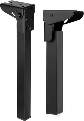 Set di 2 Piedini Pieghevoli,Gambe da Tavolo Pieghevoli a 90 ° con Cerniera Autobloccante Piedi da Tavolo pieghevoli a perno per Capelli,per Tavolino da Caffè Laptop divano (45cm/17.7in)