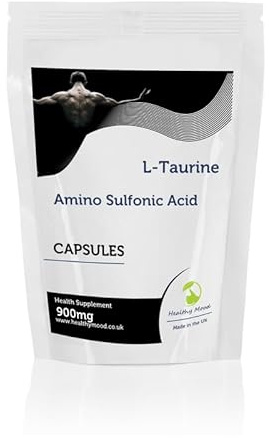L-Taurine 1000mg Veg Capsules – Essential Amino Acid Supplement for Energy, Heart Health & Muscle Support