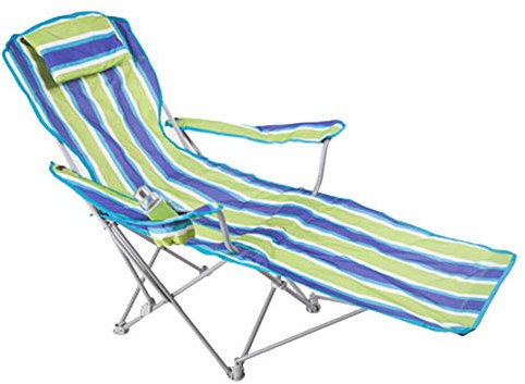Klappbarer Campingstuhl für Erwachsene, Klappstühle für den Außenbereich, Campingstühle, Liegestuhl, verstellbare Rückenlehne, Getränkehalter, faltbarer Liegestuhl, Angelstuhl, Wandern, Strand, Garte
