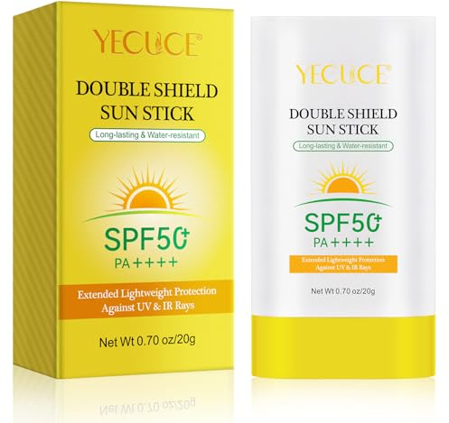 Sunscreen Stick SPF50+,Hydrating UV Defense Sunscreen for Face,Korean Sun Protection, Outdoor Essential Fresh New Type Sun Sticks Soothing Moisture Matte Sun Stick for Face & Body