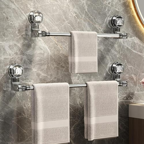 Telescopic Towel Rail, Towel Rack, Toilet, Bath Towel Holder, Suction Cup, Wall Mounted Shelf
