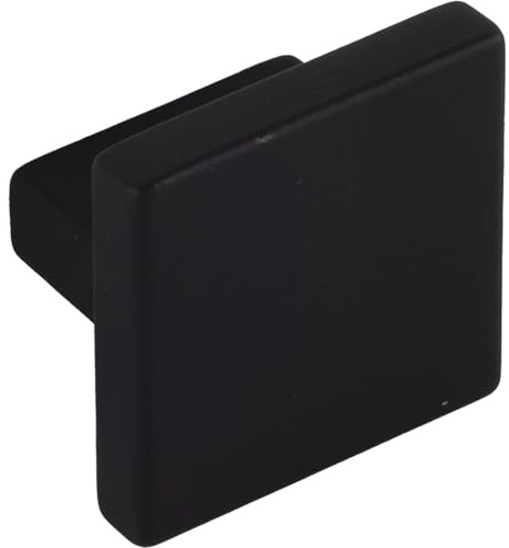 Citerion Line Möbelknopf Dulis 35x35mm - Türknauf eckig, schwarz matt