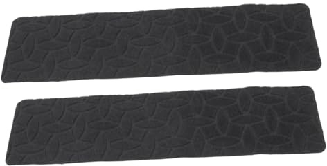 HOLIDYOYO 2 pièces Tapis Antidérapant pour Escaliers Intérieur Protection contre les Chutes Autocollant Réutilisable Motif Relief Gris Adapté Garçon Fille Seniors et Animaux