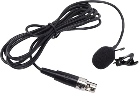 Diyeeni Microfono Lavalier Microfono a con a Condensatore Unidirezionale Interfaccia XLR per Interviste a Conferenze Sul Palco
