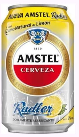 Amstel Radler Birra al Limone, Lattina 33 cl, Confezione da 6