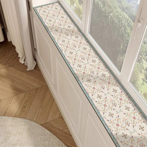 Fodera Impermeabile Antigraffio in Diatomite per Davanzale, 3MM Protezione Decorativa per Davanzale Finestre a Bovindo, Fondo AntiscivoloTagliabile su Misura(C,10X200cm)