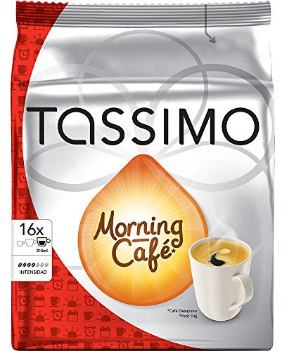 Factory Sealed Pack Tassimo T-Disc Pods Jacobs Morning Cafe Coffee - 16 Servings