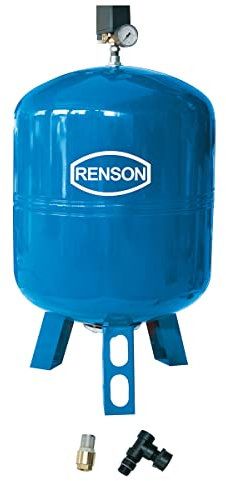 KIT RESERVOIR VERTICAL 200L POUR POMPE FORAGE 1''1/4 RENSON