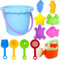 Chennyfun Strandspielzeug Set, 12 Stück Sandkasten Spielzeug Set mit Sand Förmchen, Eimer, Schaufeln, Gießkanne-Sandspielzeug Kinder für Kinder, Kleinkinder, Jungen und Mädchen