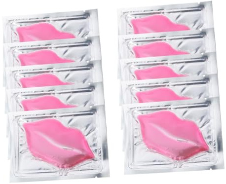 FOMIYES Mascarillas Labiales De Colágeno 15 Piezas Tamaño Compacto Hidratantes y Exfoliantes Para Mujeres y Niñas Cuidado y Reparación De Labios Viaje Portátil