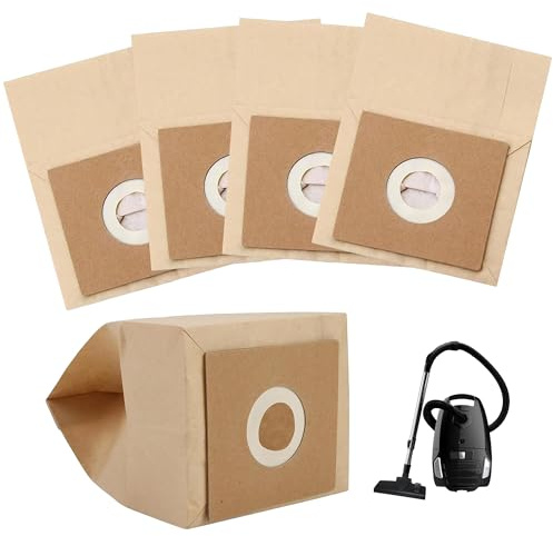 5 Pack Vacuum Cleaner & Hoover Bags Compatible with Bush VCB35B15C1J7W-70, Vytronix RBC02 BC-402, Argos Value VC-401 – Multi-Layer Paper Dust Bag Spares
